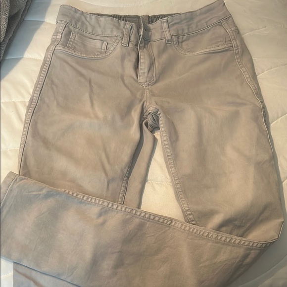 Tempo Paris reversible Gray Straight Leg Denim - Picture 1 of 4